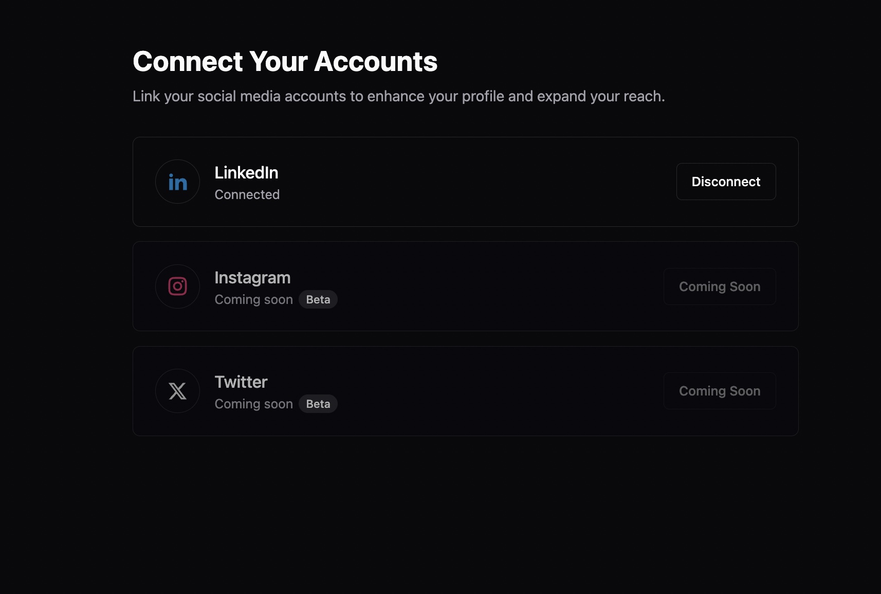 Connect Your LinkedIn